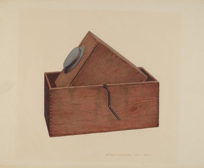 Iskremfryser, ca. 1939. av William H Edwards