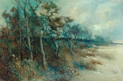 Trær i et sandlandskap, Heysham, 1915 av William H. Parkinson