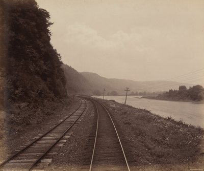 Hemlock Run Curve, nær Towanda av William H. Rau