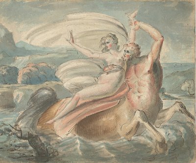 Bortføringen av Deianira, 1770-80. av William Hamilton