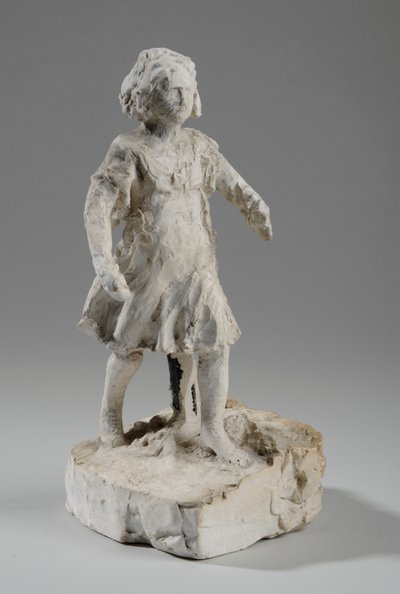 Maquette for Figure of a Girl Running (gips) (se også 440337) av William Hamo Thornycroft