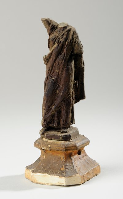 Maquette for figuren Courage på Gladstone Memorial på The Strand, London, ca. 1905 (plasticine) av William Hamo Thornycroft