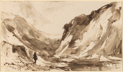 Deep Valley i fjellrike landskap av William Hart