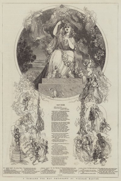 En krans for 1. mai av William Harvey