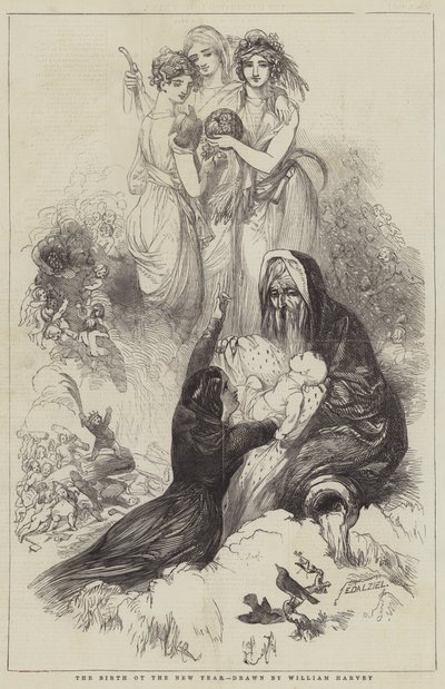 Fødselen av det nye året av William Harvey