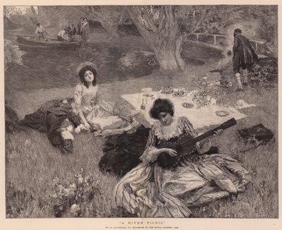 En elvepiknik av William Hatherell