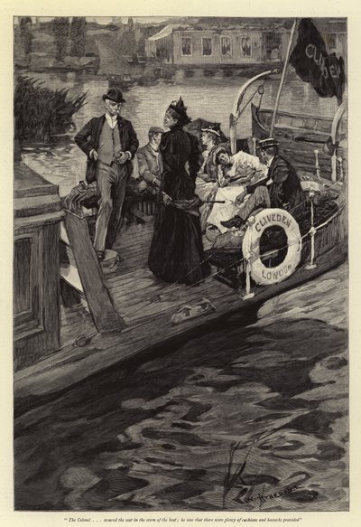 Båttur på Themsen av William Hatherell