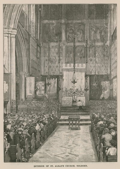 Interiør av St Alban