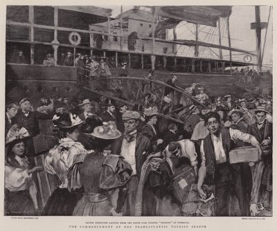 Begynnelsen av den transatlantiske turistsesongen av William Hatherell