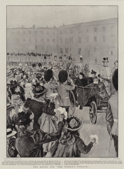 Dronningen og kvinnenes hyllest av William Hatherell