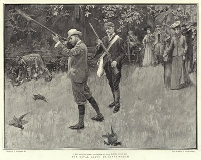 Royal Party på Sandringham av William Hatherell