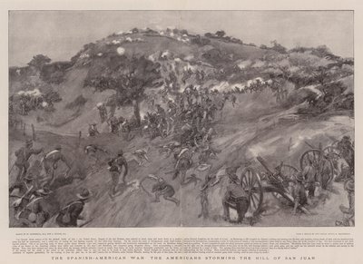 Den spansk-amerikanske krigen stormet amerikanerne Hill of San Juan av William Hatherell