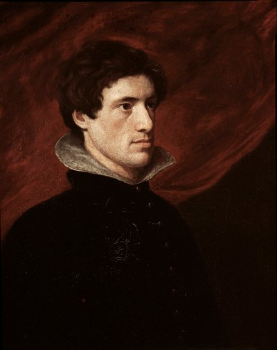 Portrett av den engelske forfatteren Charles Lamb (1775-1834) Maleri av William Hazlitt (1775-1830) 1800-tallet Søn. 76,2x62,2 cm London, National Portrait Gallery av William Hazlitt