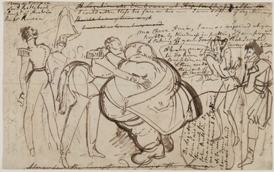 Et kyss på kongressen, 1818 av William Heath