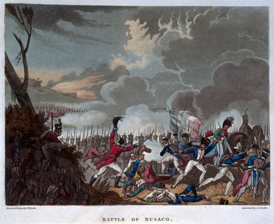 Slaget ved Busaco 27. september 1810, gravert av J.C. Stadler, utgitt 1818 (akvatint) av William Heath