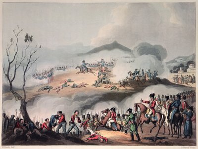 Slaget ved Orthes, 27. februar 1814, gravert av Daniel Havell av William Heath