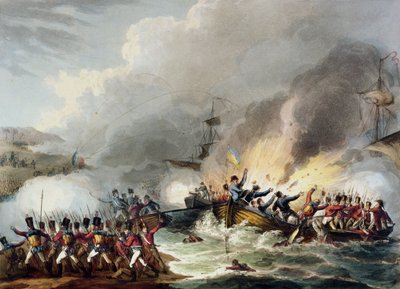 Landing av de britiske troppene i Egypt, mars 1801, fra 