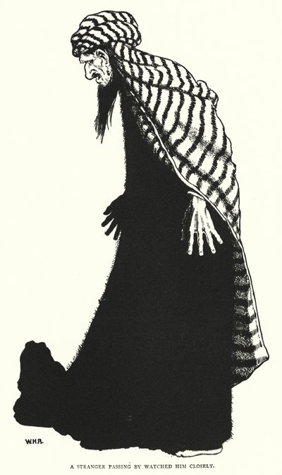 En fremmed som gikk forbi så nøye på ham (gravering) av William Heath Robinson