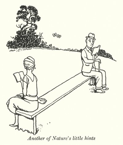 Et annet av naturens små hint (litho) av William Heath Robinson
