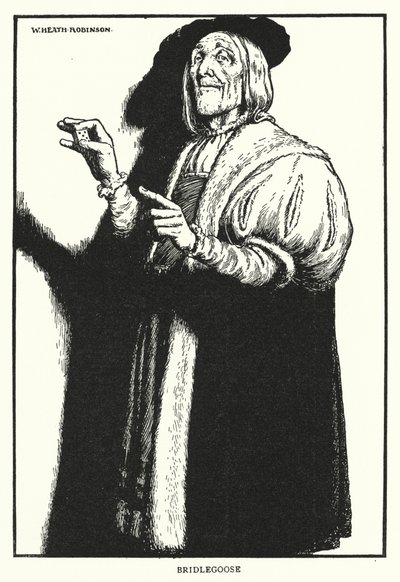 Bridlegoose (litho) av William Heath Robinson
