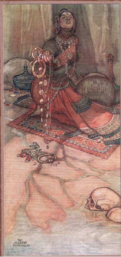 Calcutta. Meg sjøkapteinen elsket elven bygget av William Heath Robinson