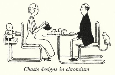Kyske design i krom (litho) av William Heath Robinson