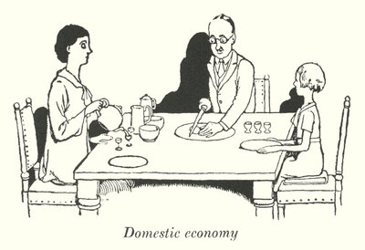 Innenlandsk økonomi (litho) av William Heath Robinson