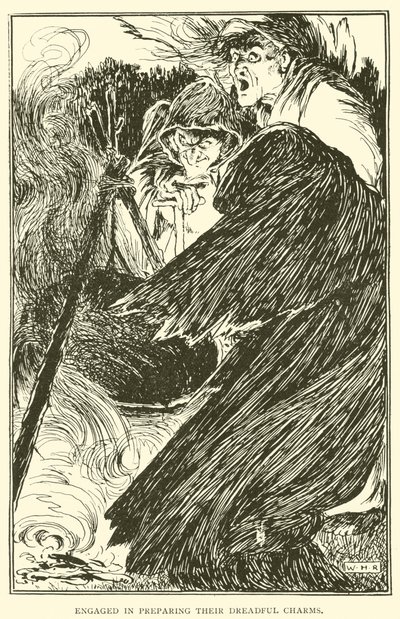 Engasjert i å forberede deres fryktelige sjarm av William Heath Robinson