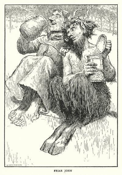 Friar John (litho) av William Heath Robinson