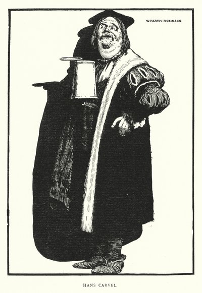 Hans Carvel (bilder) av William Heath Robinson