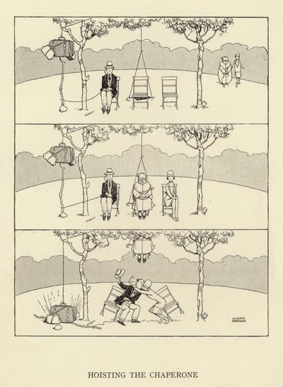 Heising av Chaperone av William Heath Robinson
