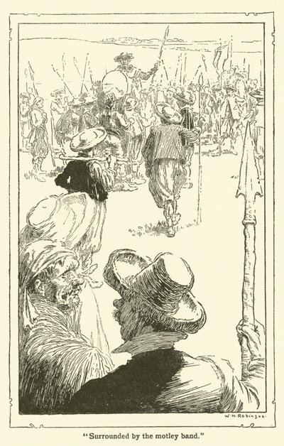 Illustrasjon for Don Quixote (litho) av William Heath Robinson