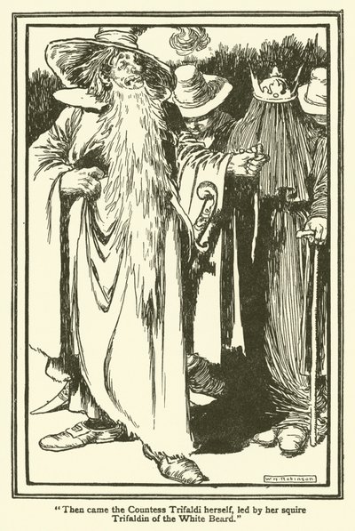 Illustrasjon for Don Quixote (litho) av William Heath Robinson