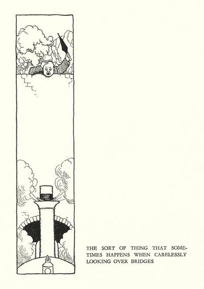 Illustrasjon for Railway Ribaldry av W Heath Robinson (litho) av William Heath Robinson