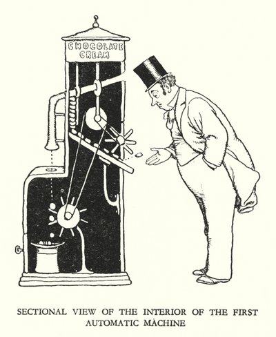 Illustrasjon for Railway Ribaldry av W Heath Robinson (litho) av William Heath Robinson
