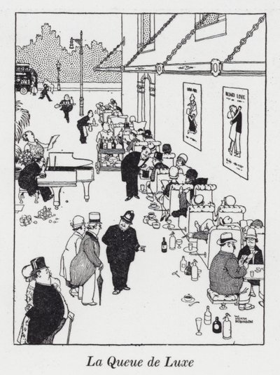 The Luxury Tail (litho) av William Heath Robinson