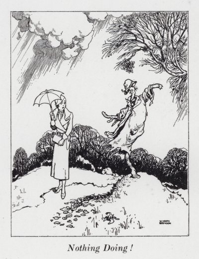Ingenting gjør! (litho) av William Heath Robinson