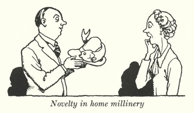 Nyhet i hjemmebruk (litho) av William Heath Robinson