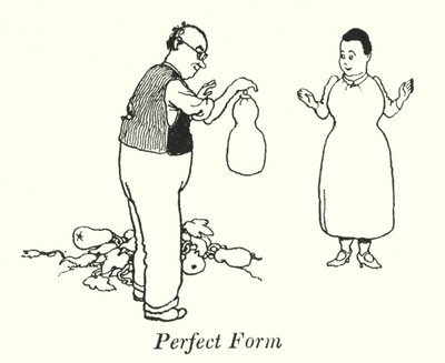 Perfekt form (litho) av William Heath Robinson