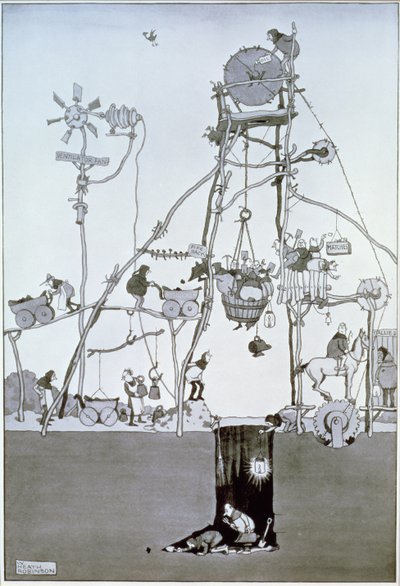 Pit Head, ca. 1930 av William Heath Robinson