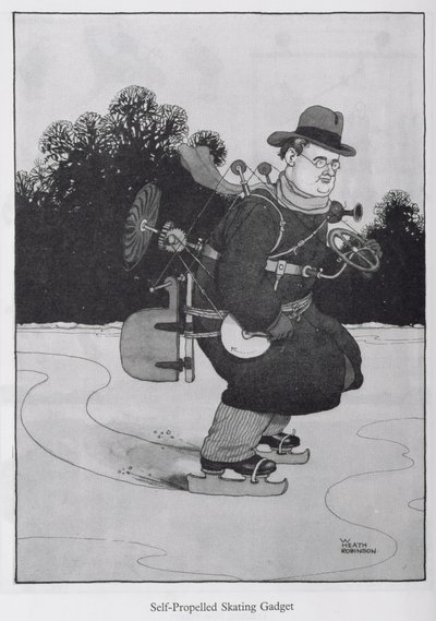 Selvgående Skating Gadget, illustrasjon fra 