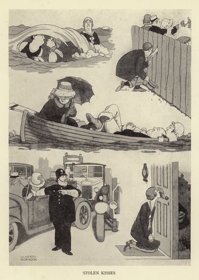 Stjålne kyss av William Heath Robinson