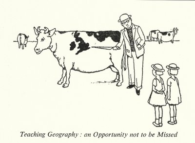 Undervisning i geografi, en mulighet du ikke bør gå glipp av (litho) av William Heath Robinson