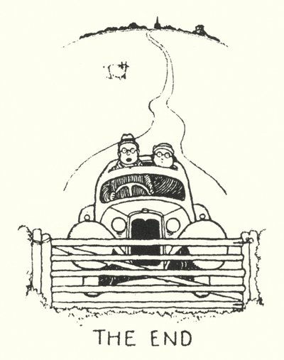 The End (litho) av William Heath Robinson