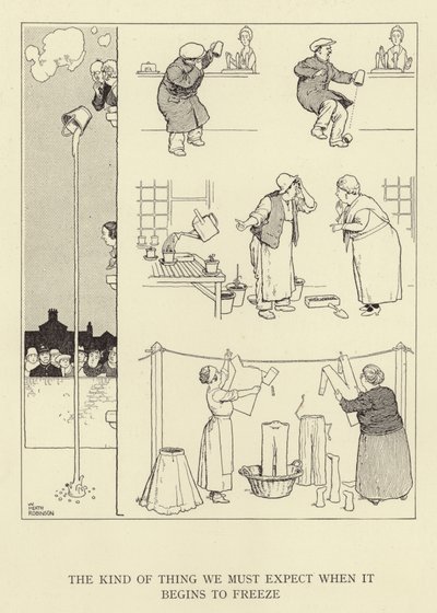 Sånt vi må forvente når det begynner å fryse av William Heath Robinson