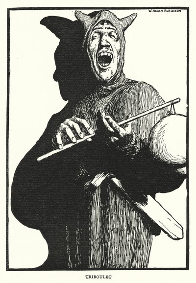 Triboulet (litho) av William Heath Robinson