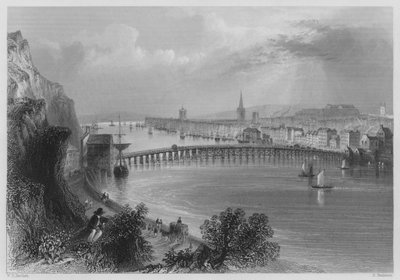 Waterford (gravering) av William Henry (after) Bartlett