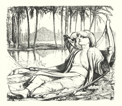 Erindringer om de arabiske nettene (gravering) av William Henry (after) Hunt