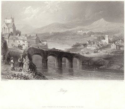 Bray i County Wicklow av William Henry Bartlett