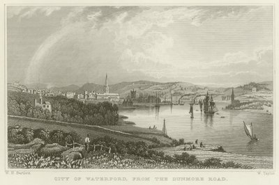 Byen Waterford av William Henry Bartlett